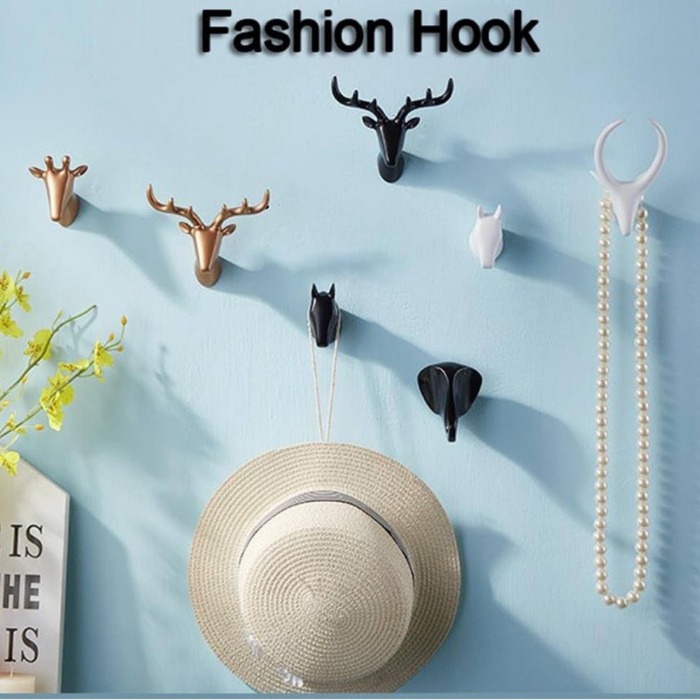 BBAUER Resin Coat Rack Wall Mount, Animal Heavy Duty Decorative Coat Rack